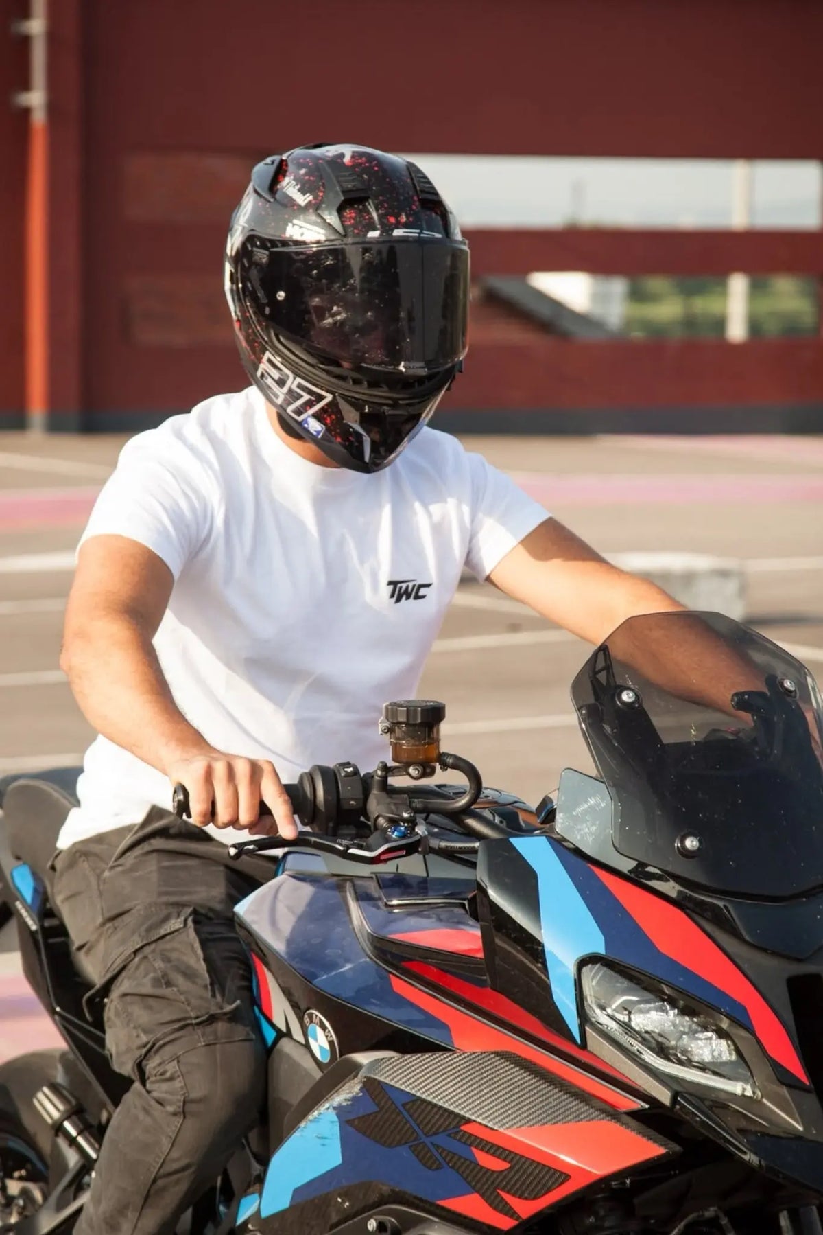 T-shirt blanc First Ride Two Wheels Company